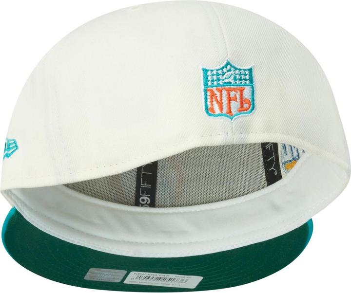 Actual product image New Era 59Fifty Fitted Cap Throwback Miami Dolphins - 7 1/4 (7 1/4)