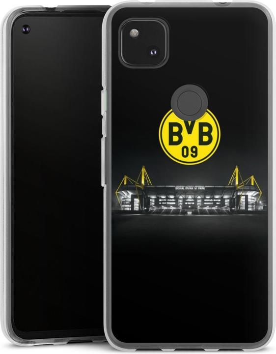 Produktbild DeinDesign Silikon Hülle für Google Pixel 4a Handyhülle Case Smartphone Schutzhülle BVB Borussia Dortmund (Google Pixel 4a)