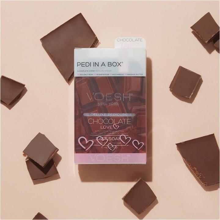 Immagine prodotto Voesh Amore al cioccolato Pedi (Crema piedi e gel piedi, Pediluvio, Maschera del piede, 1 ml)
