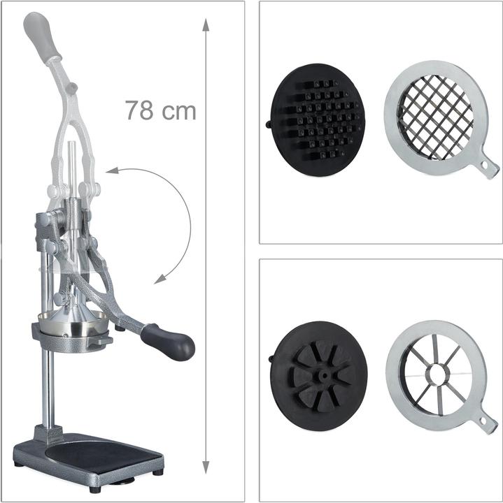 Produktbild Relaxdays Saftpresse