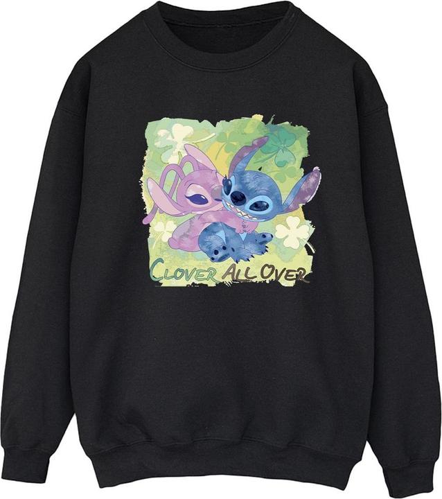 Disney Lilo And Stitch St Patrick's Day Clover Sweatshirt (M)
