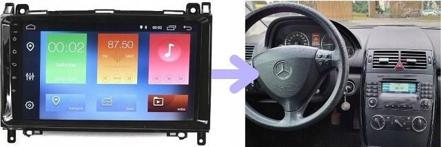 Immagine prodotto No Name Radio Navigazione Gps Mercedes W245 T245 Classe A Android (9")