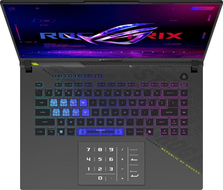 Produktbild ASUS ROG Strix G16 (16", AMD Ryzen 9 8940HX, 32 GB, 1000 GB, CH)