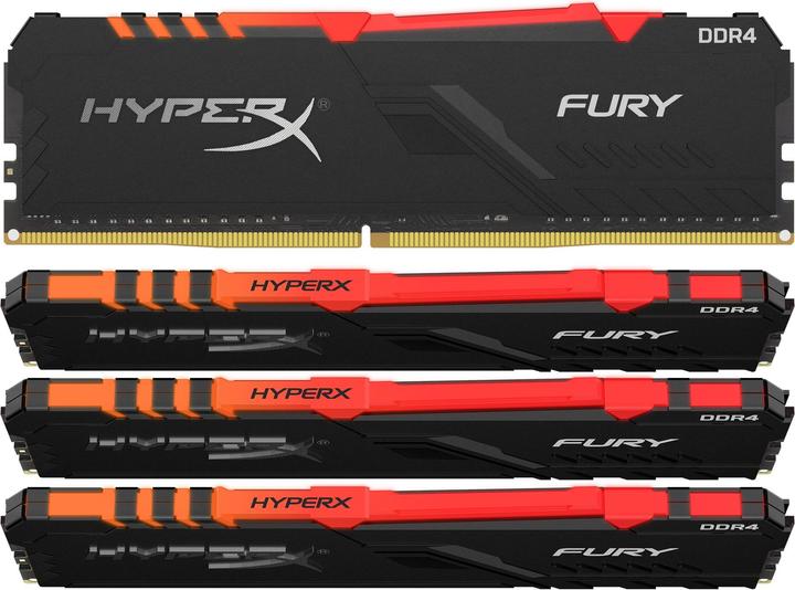 Actual product image HyperX Fury RGB (4 x 8GB, 3200 MHz, DDR4-RAM, DIMM)