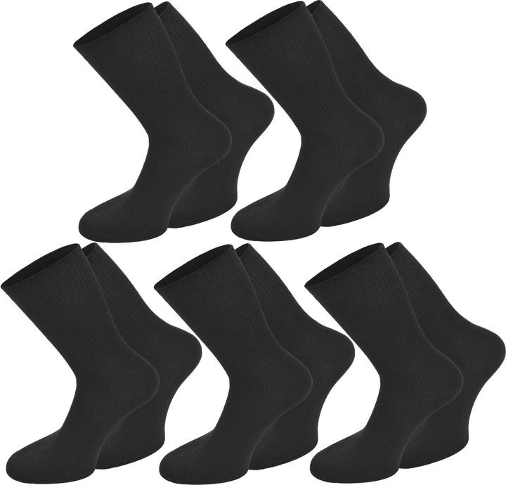 Produktbild Normani 10 Paar Berufssocken Ripp (10er Pack, 43 - 46)