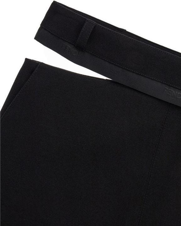 Image du produit Fendi Virgin Wool Grain De Poud Skirt (42)
