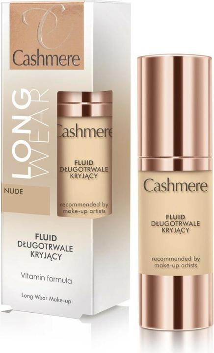 Cashmere Long Wear Make-Up Fluid Long-Lasting Covering Nude 30Ml (Nude)
