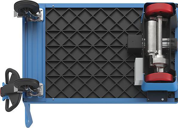 Produktbild eurokraft pro Plattformwagen mit Elektroantrieb (500 kg)