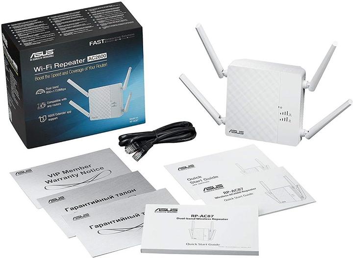 Image du produit ASUS Rp-Ac87 (1734 Mbit/s, 800 Mbit/s)