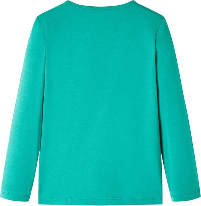 Image du produit VidaXL T-shirt manches longues enfant vert clair 128,Composition : 95% Coton (128)