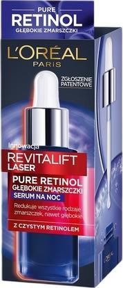 L'Oréal Paris L'OREAL Revitalift Laser Pure Retinol serum redukujące zmarszczki na noc 30ml (30 ml)