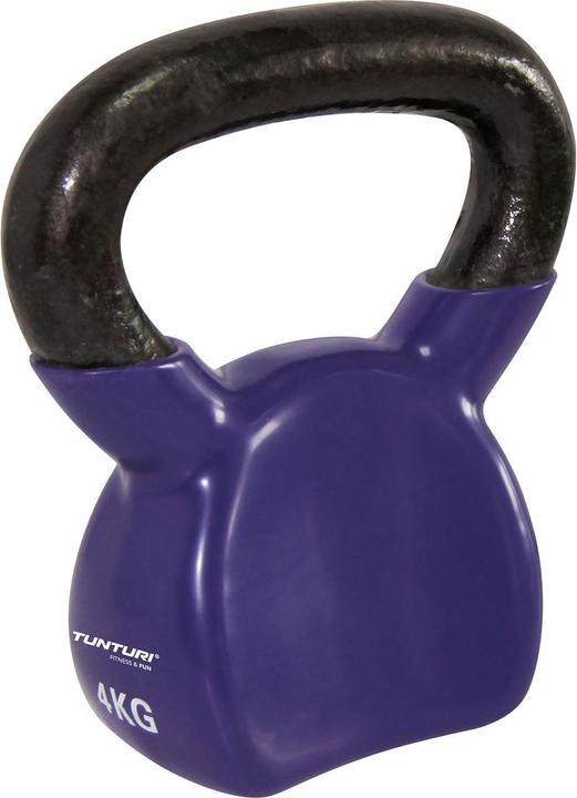Actual product image Tunturi Vinyl Gusseisen Kettlebell (1 x 4 kg)