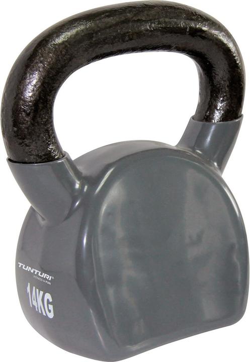 Actual product image Tunturi Vinyl Gusseisen Kettlebell (1 x 14 kg)