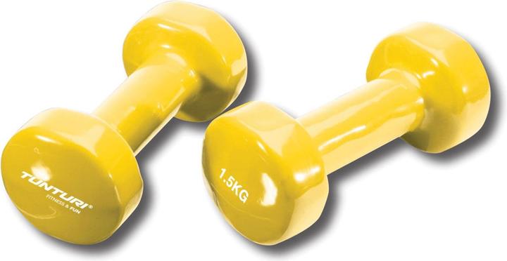 Immagine prodotto Tunturi Vinyl Kurzhanteln (2 x 1,5 kg)