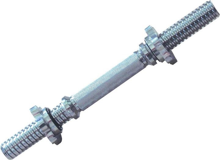 Tunturi Kurzhantelstange mit 30 mm Schraubverschlüssen 36 cm