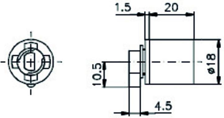 Immagine prodotto Werkstarck Accessori per serrature per tende a rullo (Chiave a cilindro)