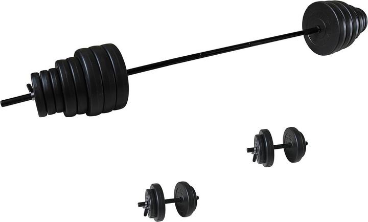 Tunturi Vinyl Gewichtset Set (6 x 5 kg, 4 x 2.5 kg, 6 x 1.25 kg)