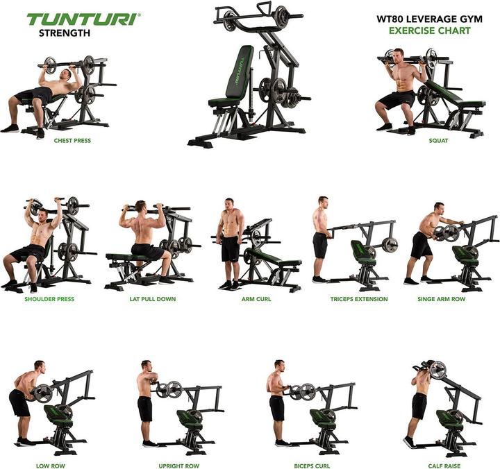 Produktbild Tunturi Leverage Gym WT80 Squat Rack