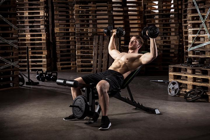 Produktbild Tunturi Verstellbare Hantelbank mit Bauch- und Beintrainer UB60