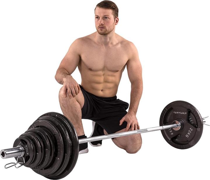 Image du produit Tunturi Olympisches Gewichtsset (4 x 1,25 kg, 4 x 2,5 kg, 4 x 5 kg, 2 x 10 kg, 2 x 15 kg)