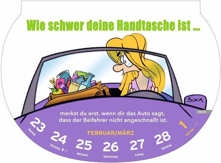 Produktbild Heye Bildkalender Dumme Sprüche (Harter Einband, Deutsch)