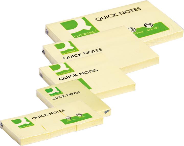 Image du produit Q-Connect Notes autocollantes Notes rapides (76 x 76 mm)
