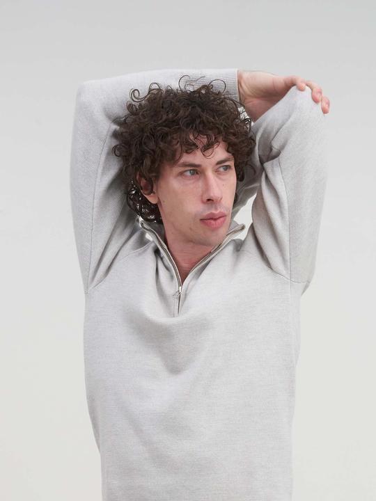 Actual product image Mover Plastic Free Sportswear Heavy Merino Zip Neck (M)