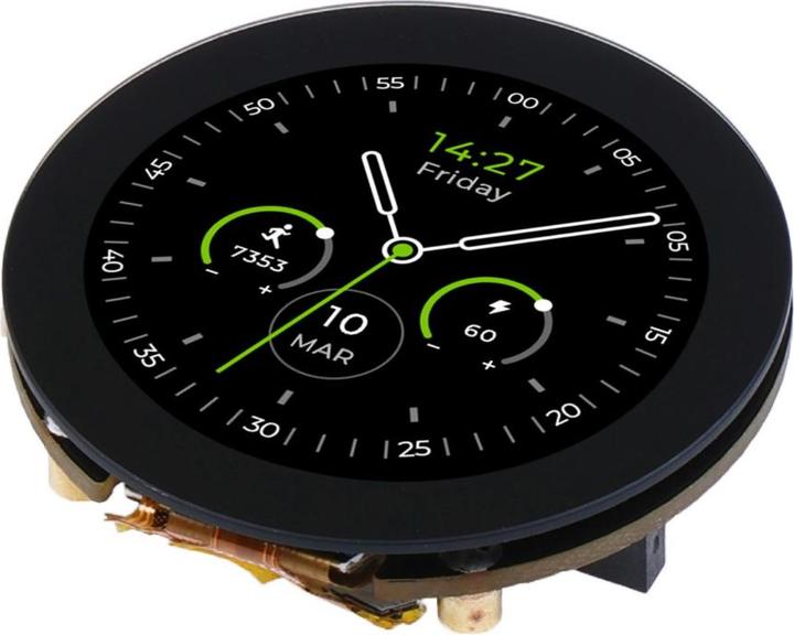 Actual product image Seeed Studio Round 1.28inch Touch Display for XIAO
