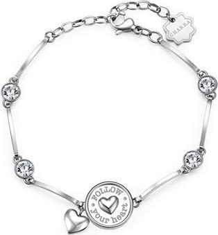 Brosway Steel Heart Bracelet Chakra BHKB039EN (L)