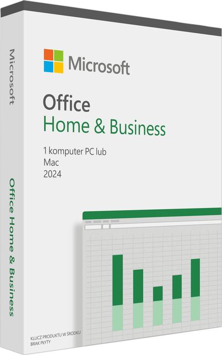 Produktbild Microsoft Office Home and Business 2024 Polish EuroZone 1 License Medialess Polnisch