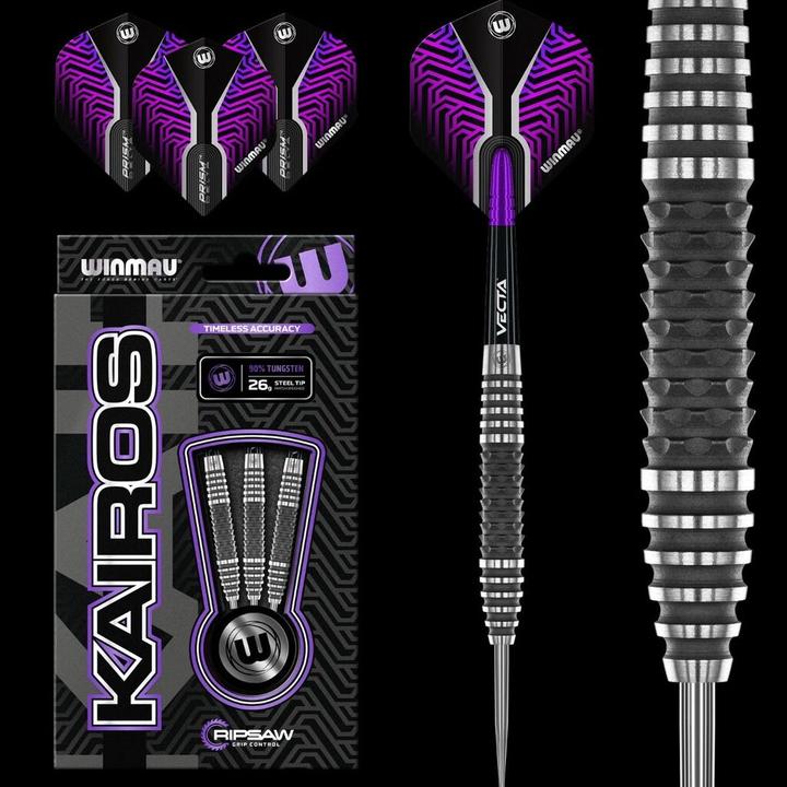 Actual product image Winmau Kairos Steel Tip Dartpfeile 26G (26 g)