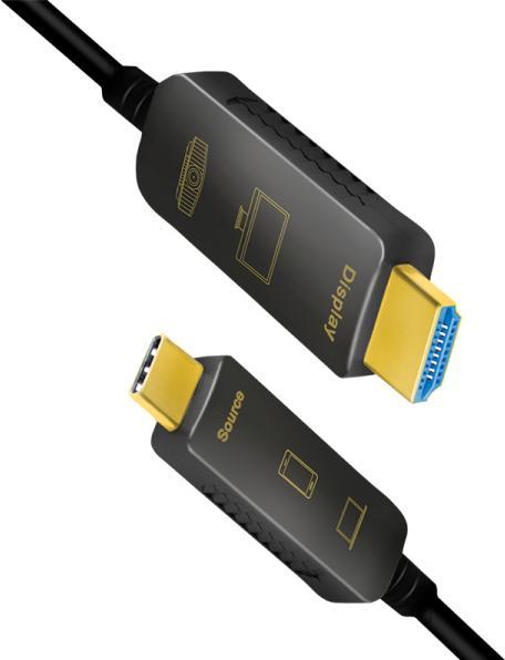 Produktbild LogiLink USB 3.2-Kabel USB-C/HDMI 15m (15 m, HDMI)