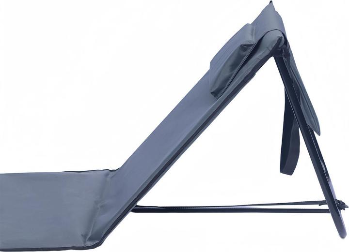 Produktbild Mojawo Strandliege Strandmatte Rückenlehne Kissen faltbar L152xB51xH41cm (152 cm)