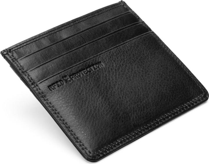 Actual product image Farmhood Memphis credit card holder RFID protection leather 10 cm