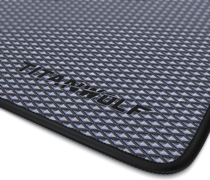 Actual product image Titanwolf Gaming mouse pad XXL, smooth fabric, speed mouse mat 900 x 400mm large surface, diamond motif (Wide)