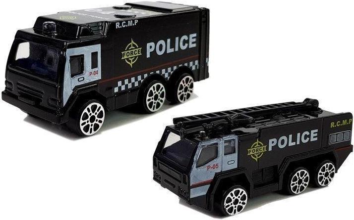 Actual product image Lean Toys Police plane with cars 1:64 with light and sound