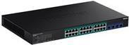 Actual product image Trendnet 28-Port Gigabit Web Smart PoE+ Switch w. SFP+ (28 Ports)