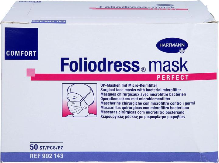 Actual product image Foliodress Mask perfect grün (Protection class I, 50 x)