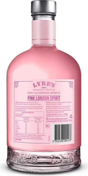 Actual product image Lyre's Pink London Spirit (1 x 70 cl)
