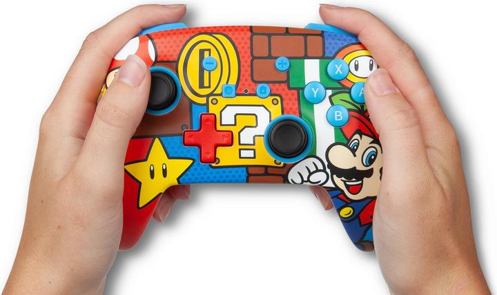 Produktbild PowerA Enhanced trdls controller til Nintendo Switch - Mario Pop (Switch)