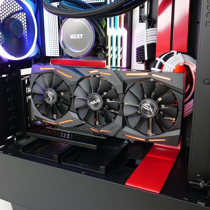 Actual product image CableMod Verti PCI-e Bracket 2x DP