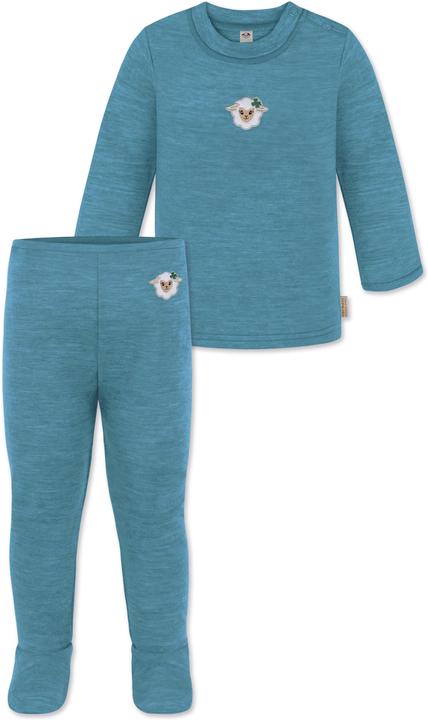Immagine prodotto Normani Set maglia e pantaloni da bambino in lana merino - 9573 (92)