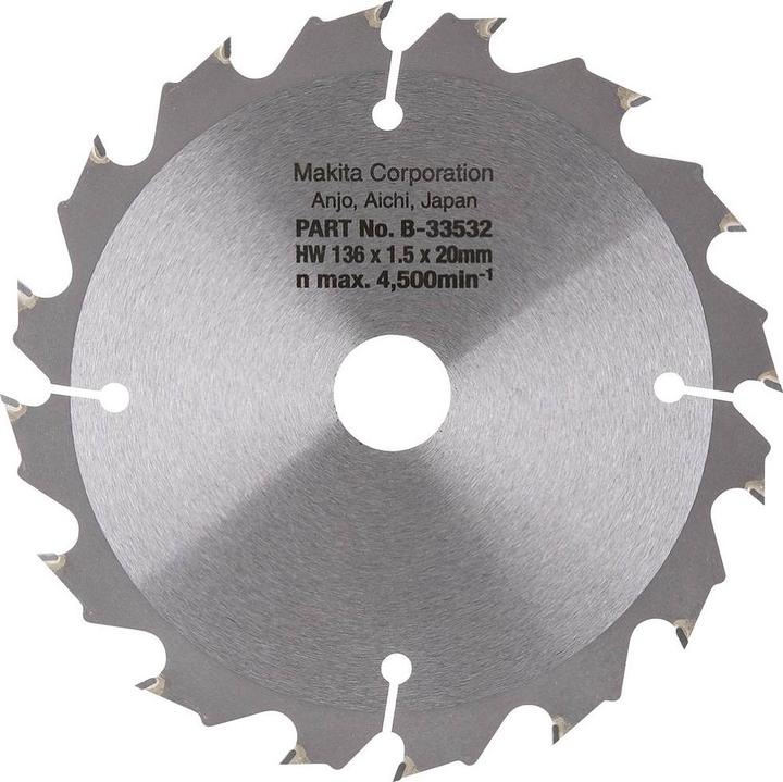 Produktbild Makita SPECIALIZED Kreissägeblatt 136