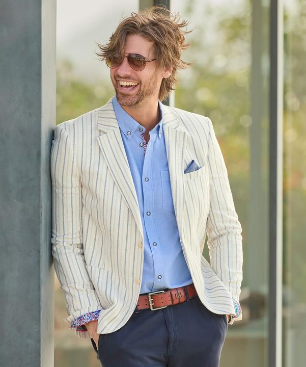 Immagine prodotto Joe Browns Striped Linen Blend Suit Blazer (48)