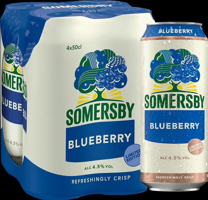 Image du produit Somersby Blueberry Cidre (4 x 50 cl)