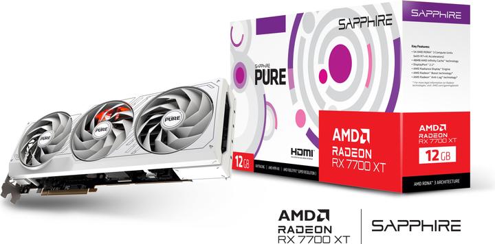 Produktbild Sapphire Pure RX 7700 XT (12 GB)