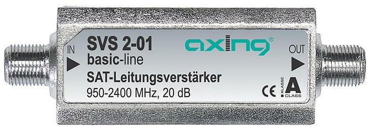 Immagine prodotto Axing Amplificatore SAT SVS 2-01 9502400 MHz, 20 dB (Telecomando originale)