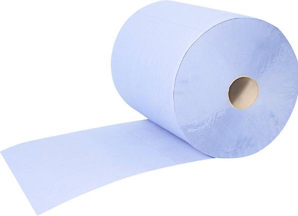 Immagine prodotto Meditrade 2 rotoli di panno per la pulizia Industrade® Multicel a 2 strati blu, 1.000 fogli (2 x)