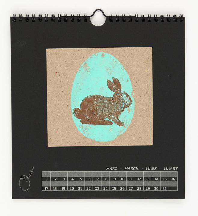 Actual product image Betzold Blanko Kalender mit Spiralbindung (23 x 24 cm)