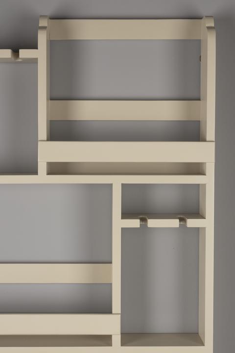 Actual product image Dutchbone Myron Wine Shelf Beige